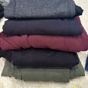 Set of 5 maternity like new designer leggings - beyond yoga, David Lerner small